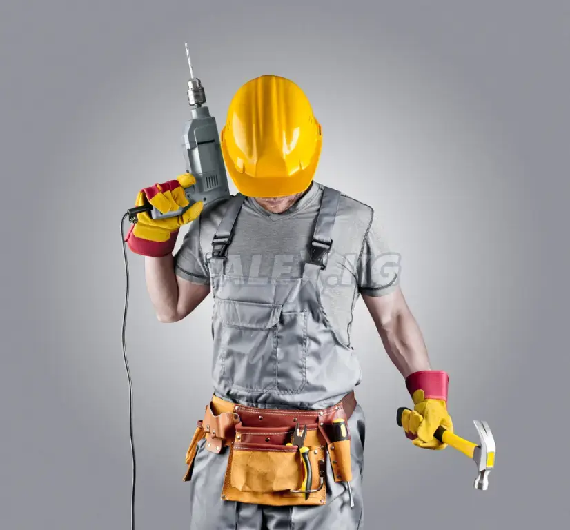 Строительные работы, бетон, стены, крыша